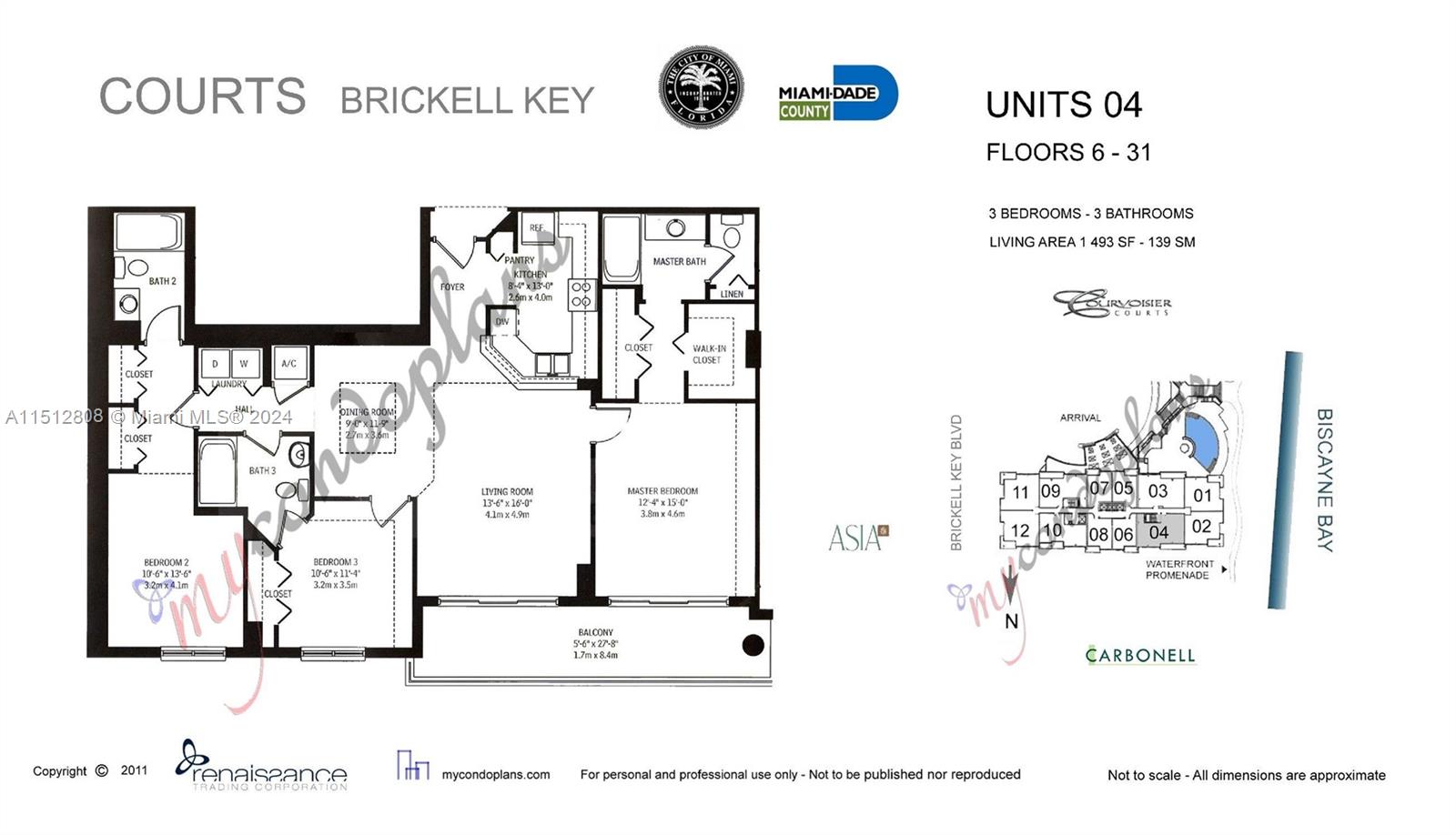801 Brickell Key Boulevard, Unit 3004 Miami, FL 33131 - Photo 33 of 33 unknown