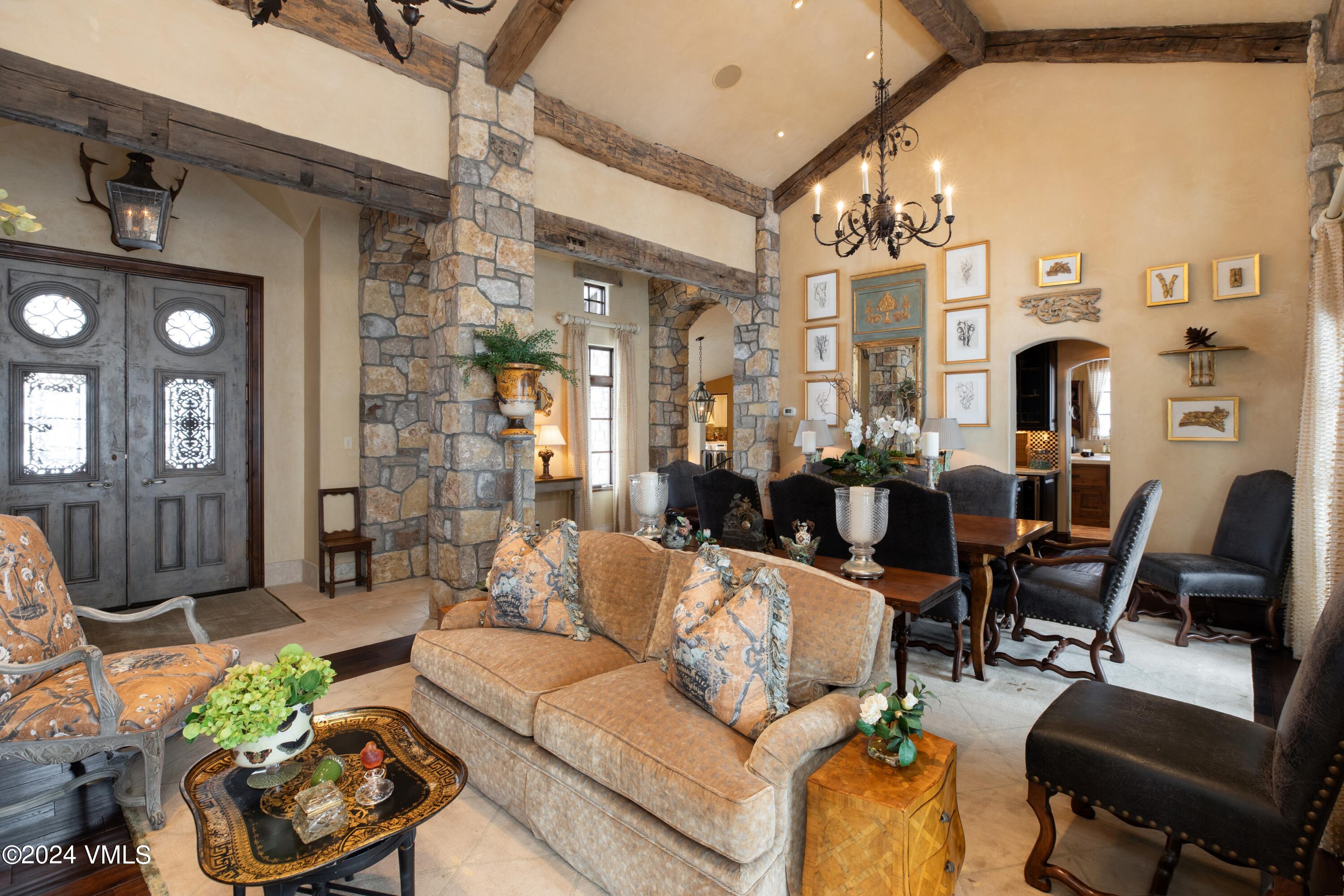 44 Jasmine Avon, CO 81620 - Photo 6 of 41 a living room with fireplace furniture and decor