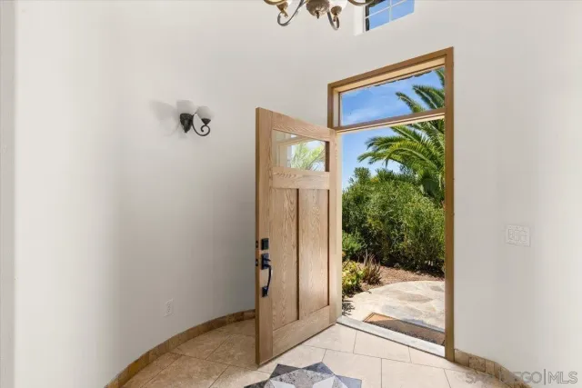 a view of a front door