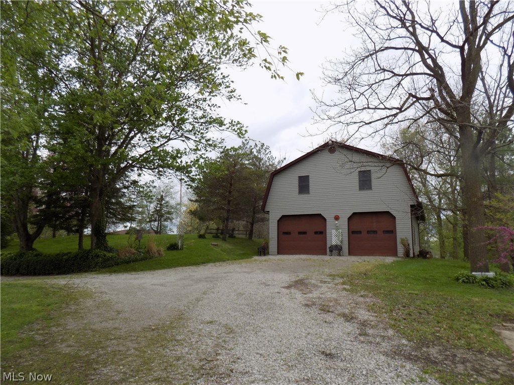 10002 B Mudbrook Road Huron, OH 44839 - Photo 3 of 35 45'x31' pole barn, full second story. 3rd rear garage door.