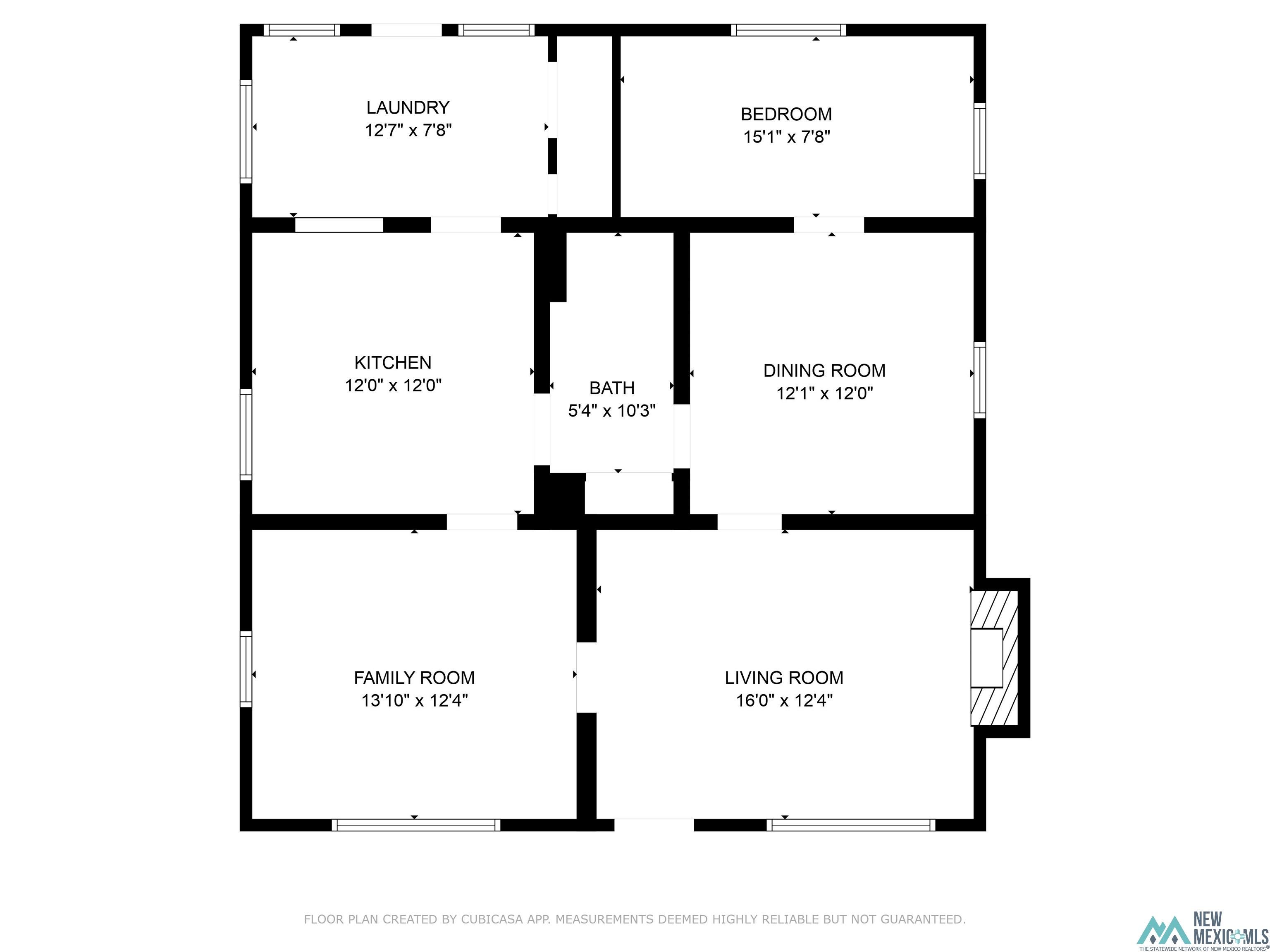 501 East 2nd Avenue Raton, NM 87740 - Photo 31 of 31 Floor Plan is an estimate, not deemed to be accurate.