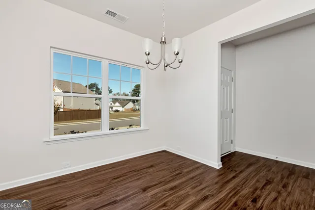 a view of wooden floor in a room
