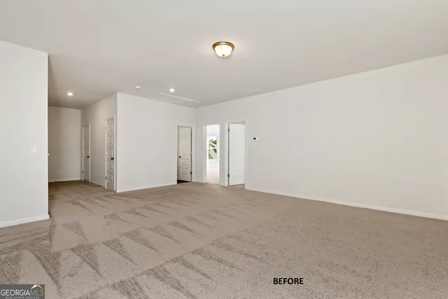 a view of an empty room