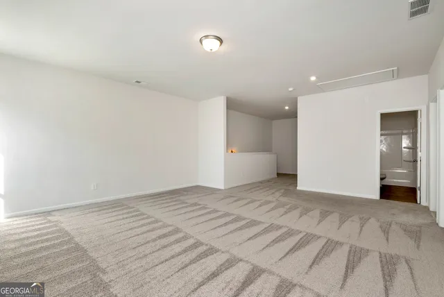 a view of empty room