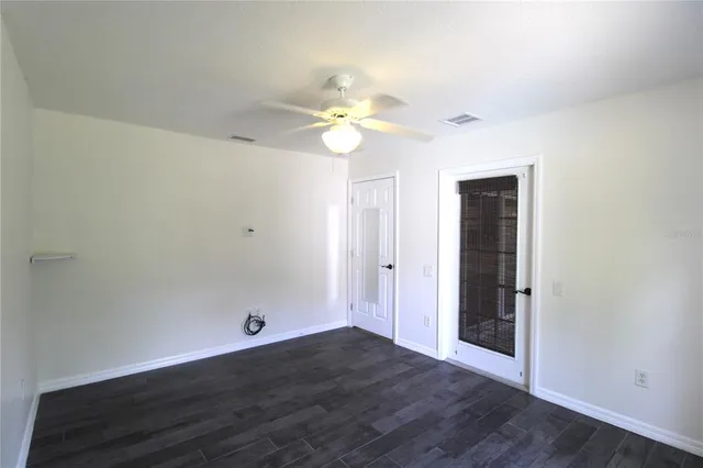 wooden floor in an empty room