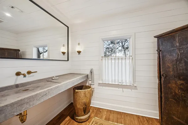 a room with storage and utility