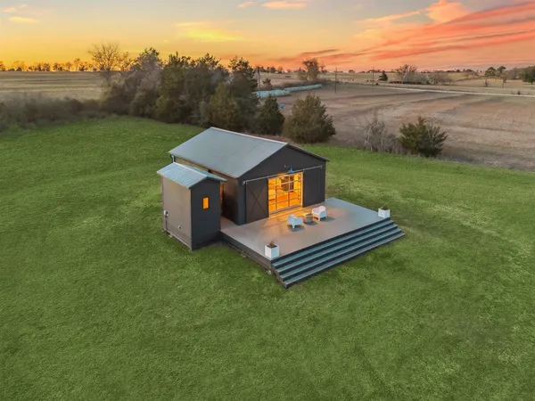 a outdoor space with furniture