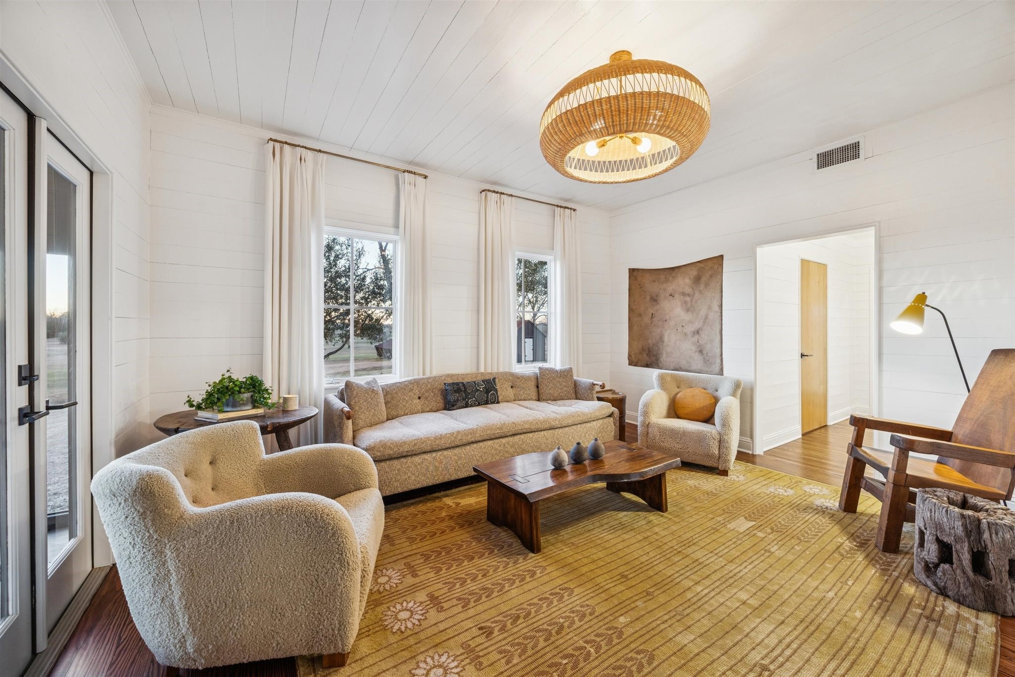 6389 Miller Road New Ulm, TX 78950 - Photo 4 of 49 a living room with furniture and a large window
