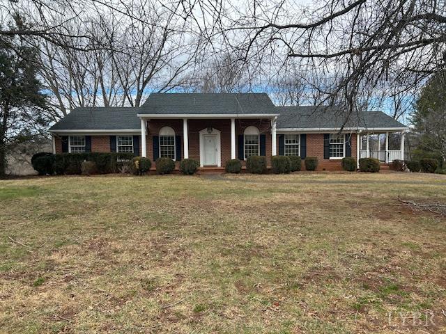 116 Vista Drive Amherst, VA 24521 - Photo 1 of 21 front view of a brick house with a yard