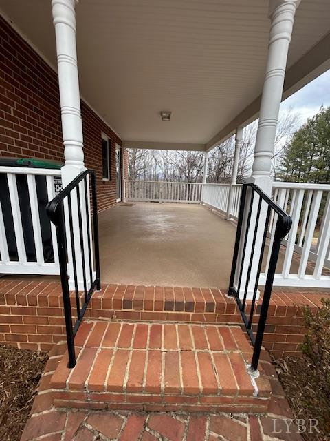 116 Vista Drive Amherst, VA 24521 - Photo 4 of 21 a view of balcony with wooden floor