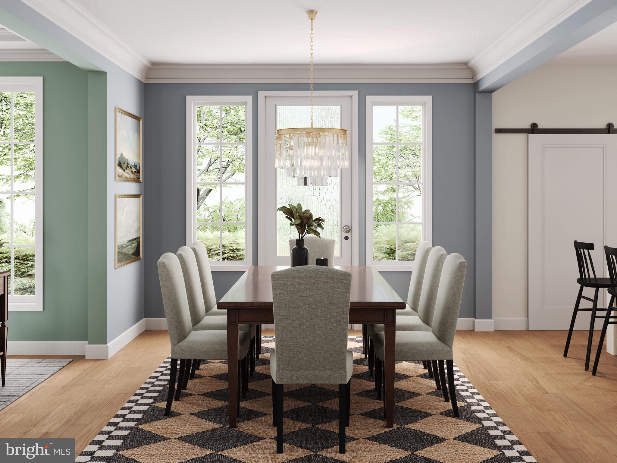 6 Sage Street Carlisle, PA 17015 - Photo 7 of 24 a dining room with furniture a rug and wooden floor