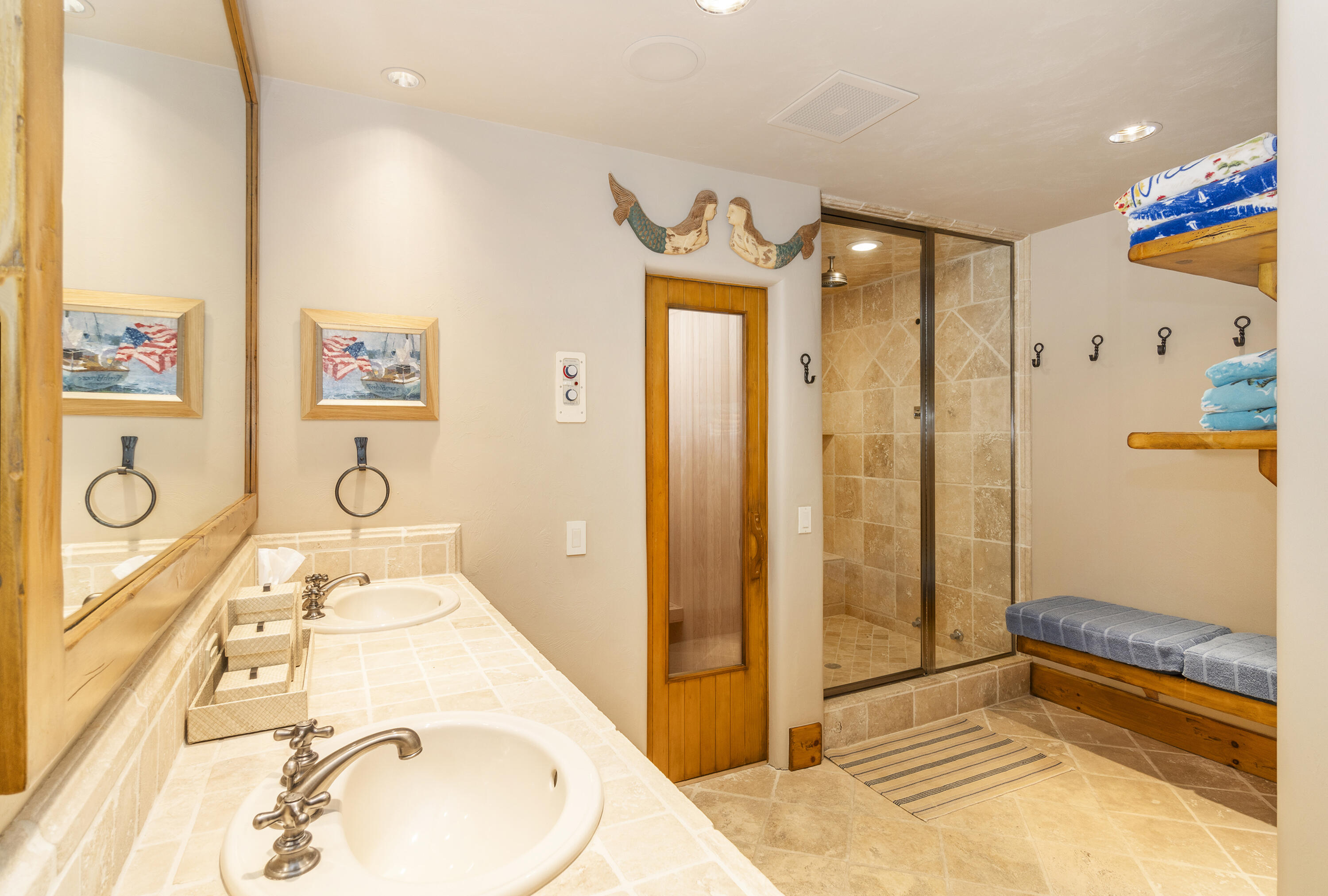 160 Telemark Road Ketchum, ID 83340 - Photo 35 of 45 Suana/Steam Bathroom (Pool)