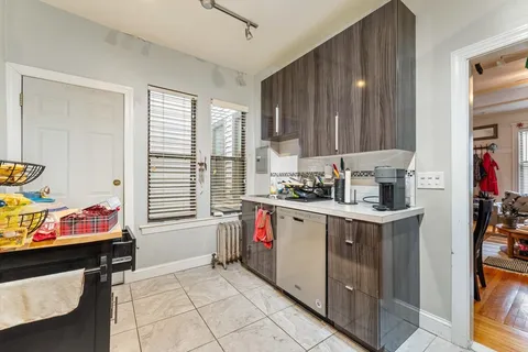 a storage room with washer and dryer