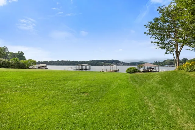a view of an outdoor space and a yard