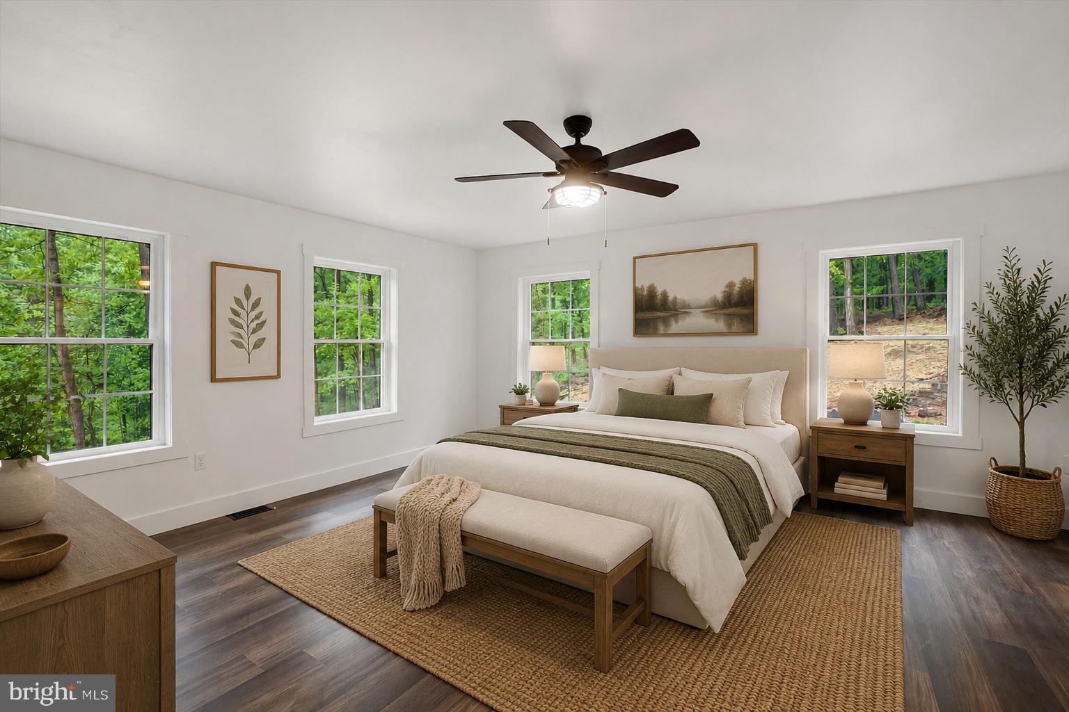 18985 Hebel Road Stewartstown, PA 17363 - Photo 22 of 42 Serene bedroom with nature views.