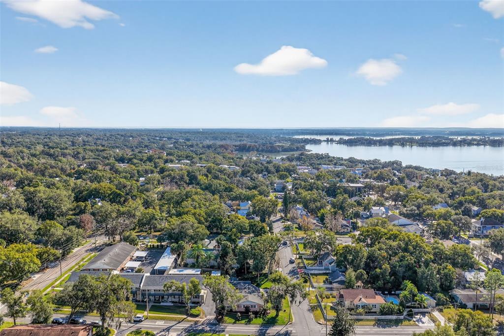 936 North Baker Street Mount Dora, FL 32757 - Photo 55 of 66 an aerial view of a city