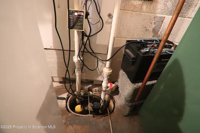 a view of a storage & utility room