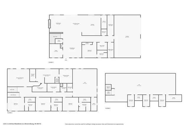 $2,350,000 | 6305 Sunshine Meadows Lane, Brownsburg, IN 46112