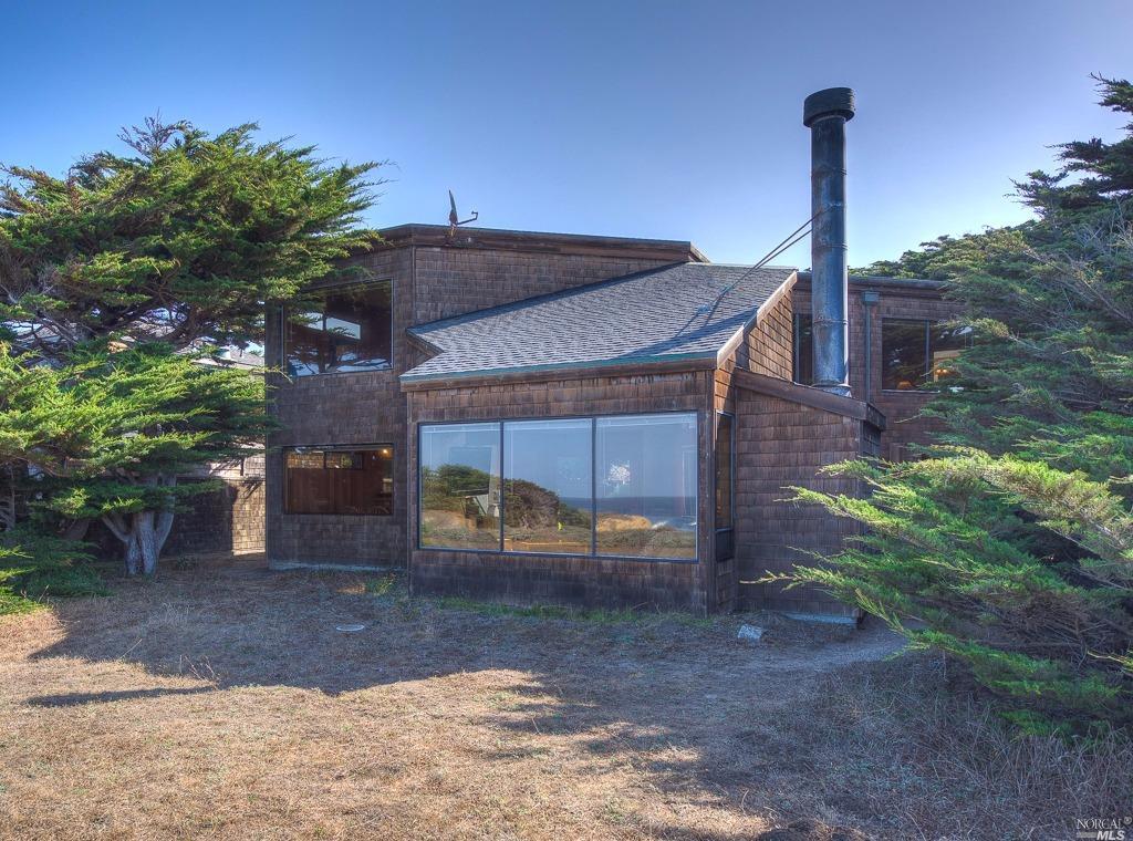 420 Sea Stack The Sea Ranch, CA 95497 - Photo 1 of 1 Ocean front location but set back from the bluff trail for maximum privacy. Constructed in 1985; the home has had very good structural maintenance. Located at the north end of The Sea Ranch near the coastal town of Gualala in South Mendocino County. Close to Del Mar center for swimming and tennis. Easy stroll out to the bluff trail for 10 miles along the Pacific. Three bedrooms, three baths. Two bedrooms have baths en suite and one has a stone fireplace. White water views from most of the home. Wonderful great room with stone fireplace opens to large aggregate patio. The interior is of long runs of beautiful clear vertical grain fir....nearly impossible to replace. This has been a wonderful family retreat and a successful vacation rental.
