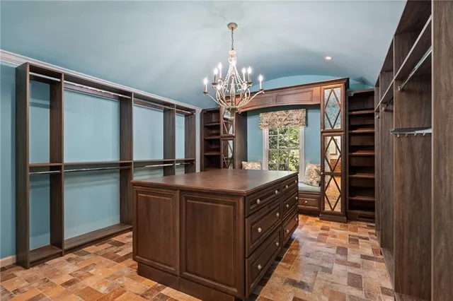 a view of a room with storage and utility