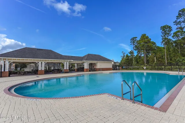a view of a house with pool