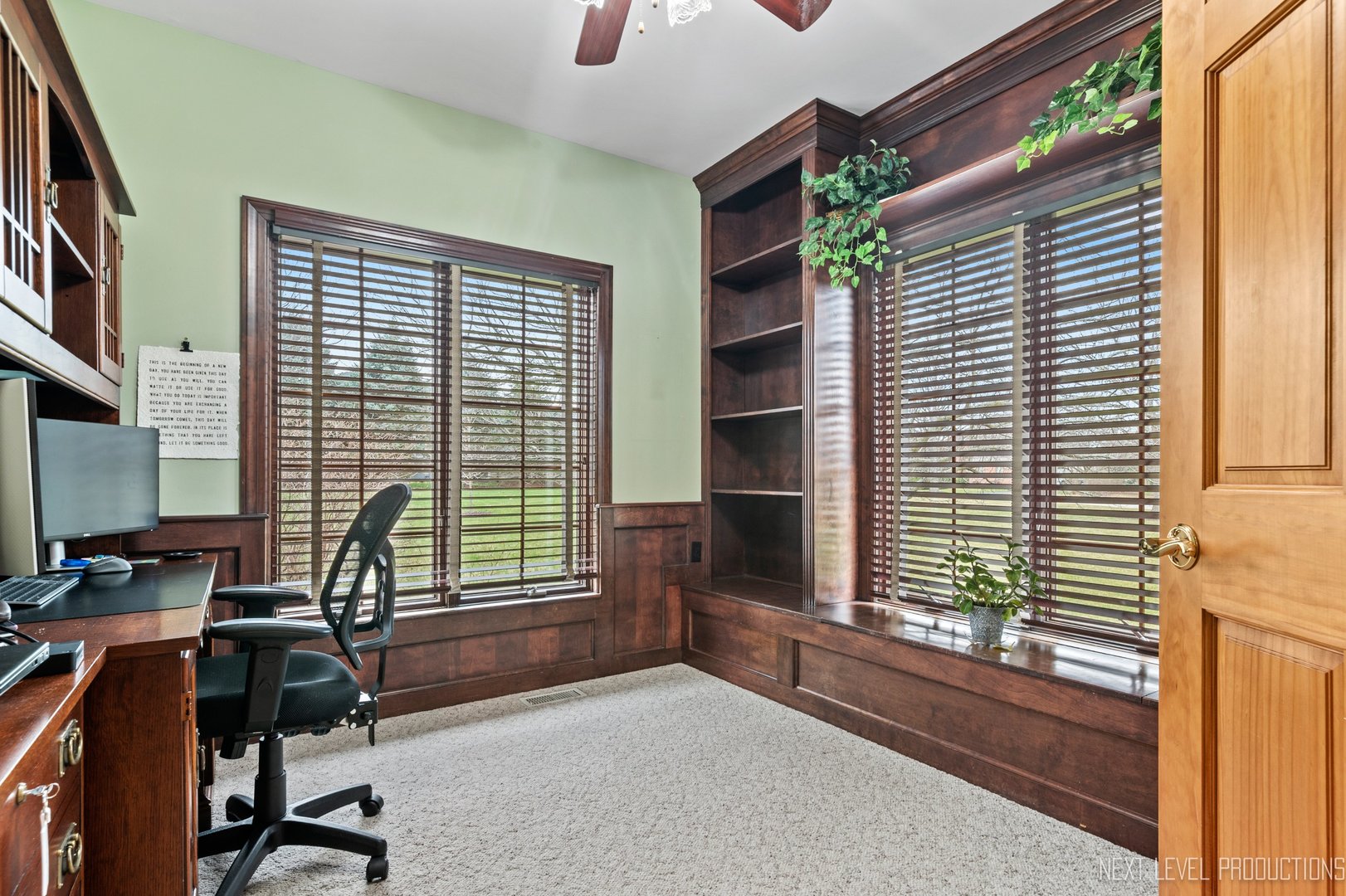 5370 Old Reserve Road Oswego, IL 60543 - Photo 26 of 48 a view of a workspace with furniture and a window