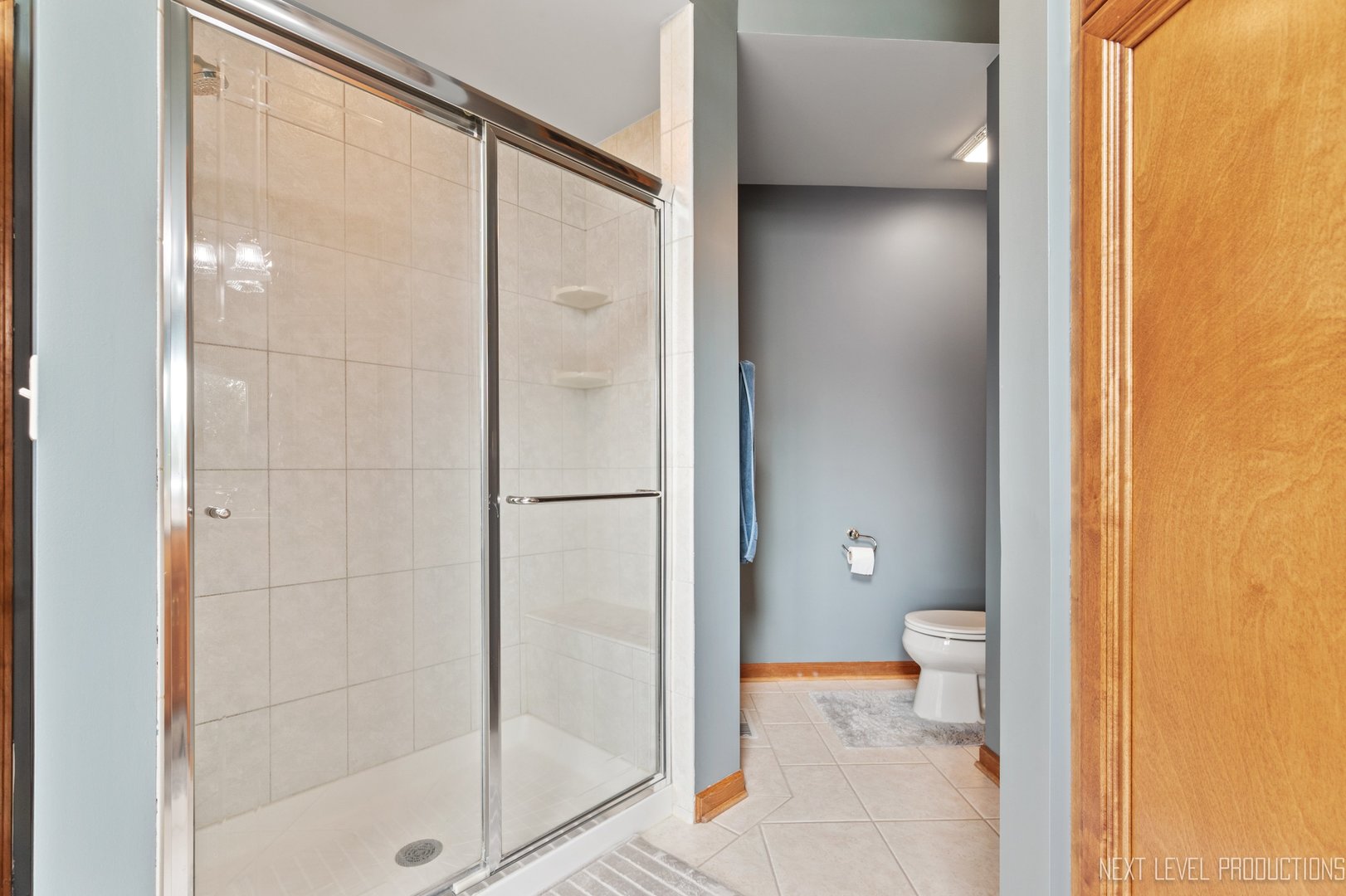 5370 Old Reserve Road Oswego, IL 60543 - Photo 32 of 48 a bathroom with a shower and a toilet