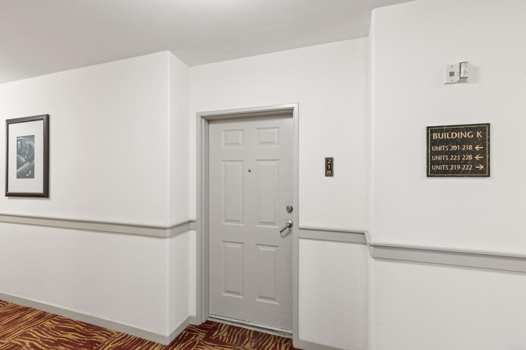 9237 Regents Road, Unit K218 La Jolla, CA 92037 - Photo 12 of 32 Front Door Unit K218