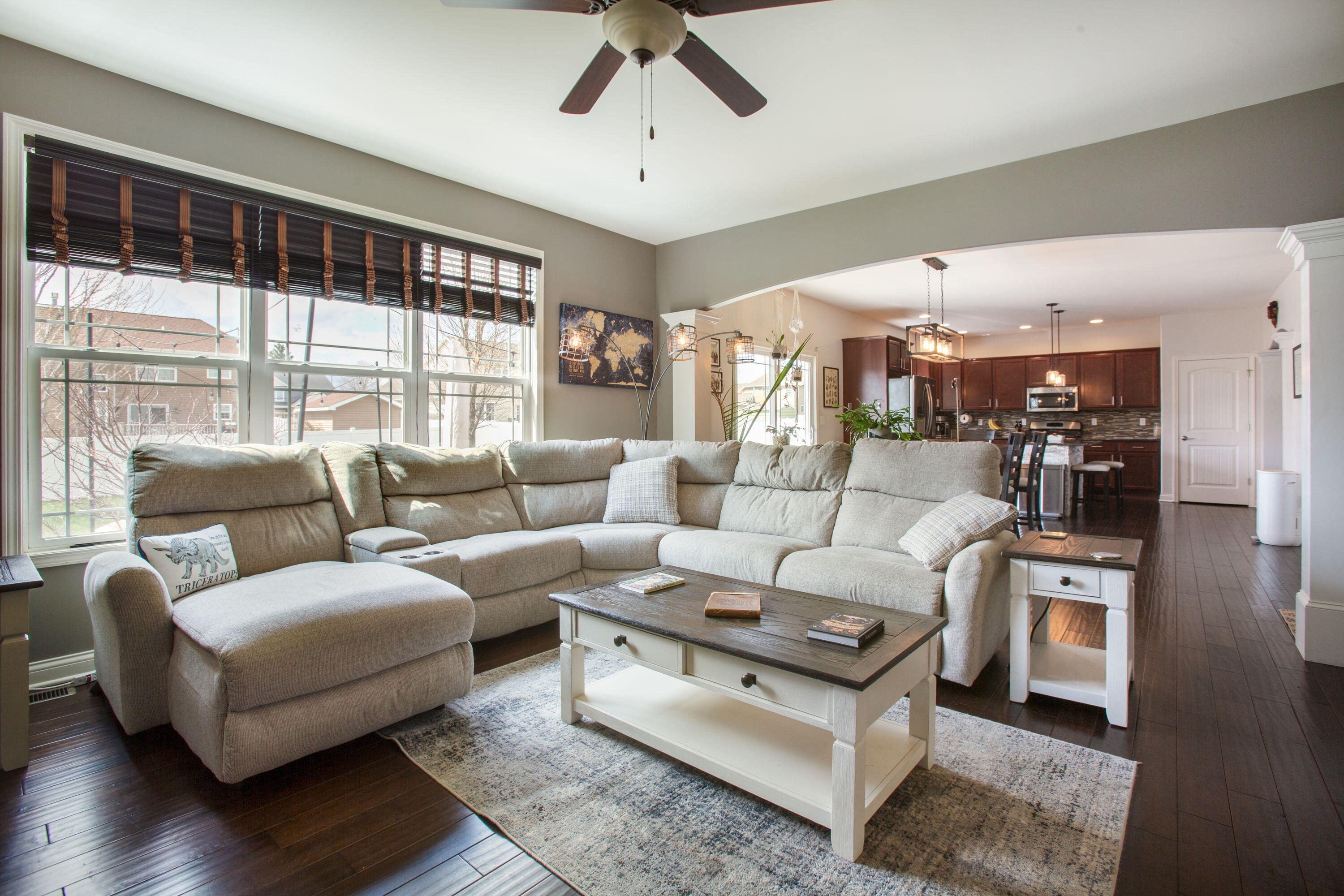 3352 Field Hawk Drive Valparaiso, IN 46383 - Photo 3 of 17 a living room with furniture and a large window