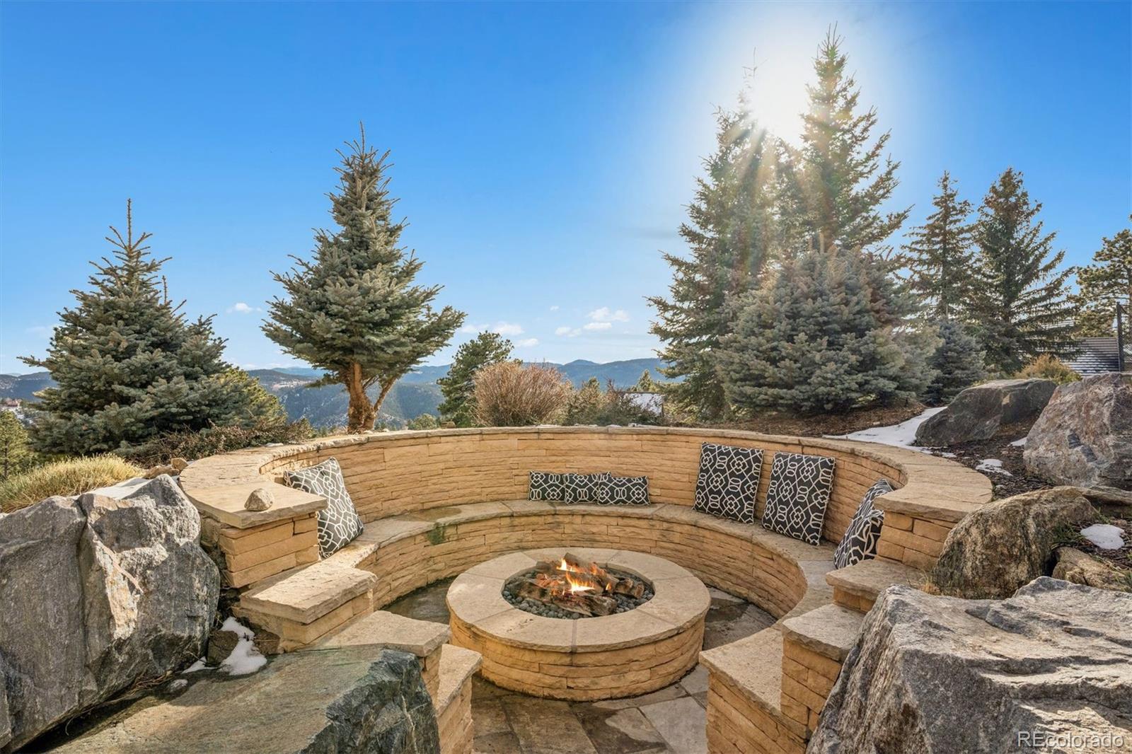 23534 Waynes Way Golden, CO 80401 - Photo 49 of 50 a view of a patio with furniture