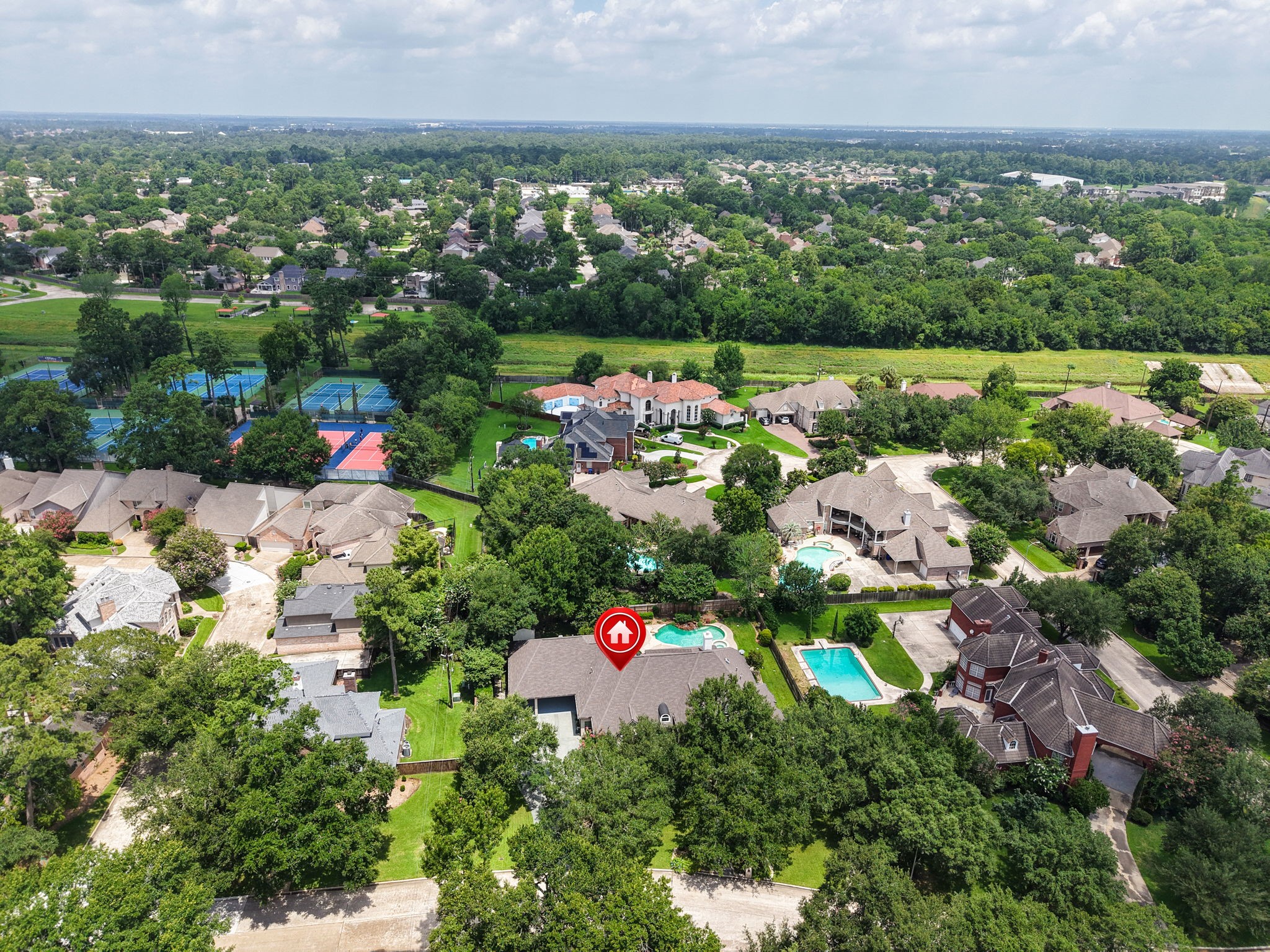 6610 Radley Drive Spring, TX 77379 - Photo 45 of 50 Located next door and directly across street and in cul-de-sac behind you....MILLION+$ homes surround you!!