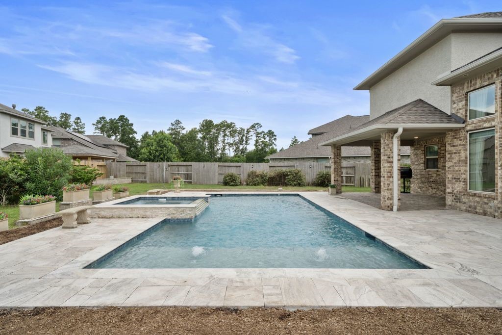 3810 Everly Bend Drive Spring, TX 77386 - Photo 36 of 40 a view of a house with a yard