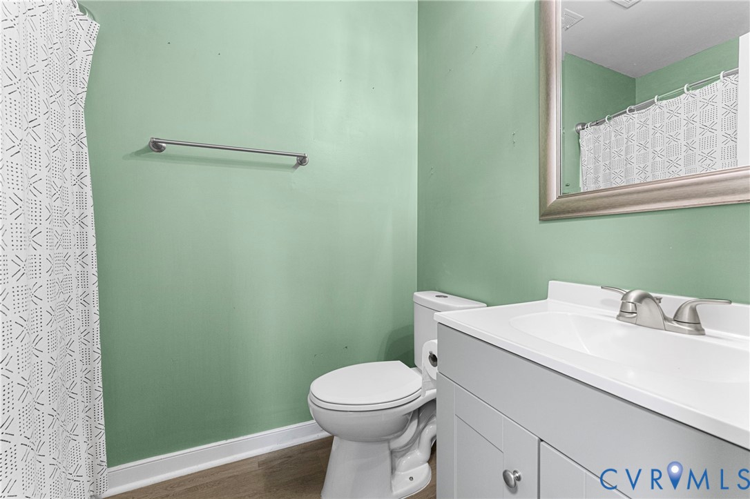 1146 Indian Valley Road Heathsville, VA 22473 - Photo 21 of 45 a bathroom with a sink and a toilet