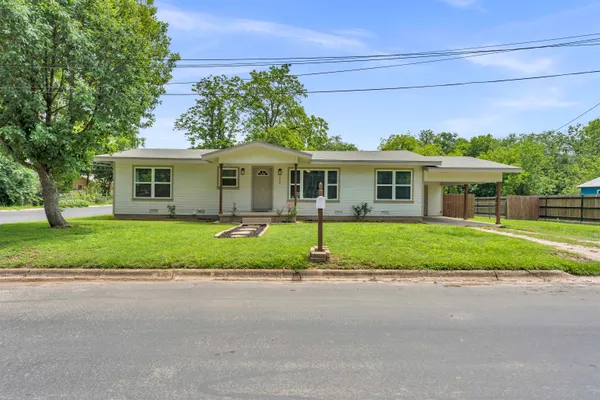 front view of house with a yard