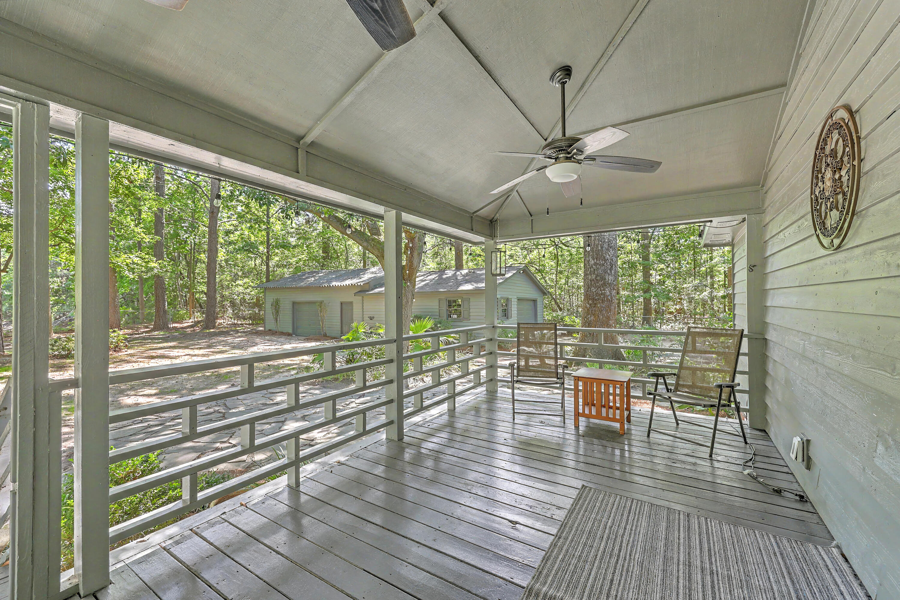 5709 Old Jacksonboro Road Ravenel, SC 29470 - Photo 3 of 34 Lovely Back Porch and Yard!