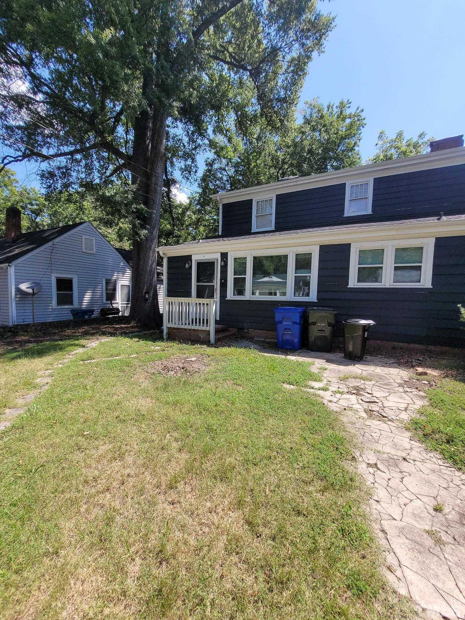 802 Park Avenue, Unit B Durham, NC 27703 - Photo 2 of 23 front view of a house with a yard
