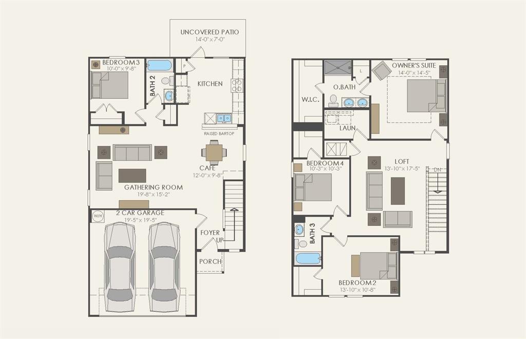 14142 Olney Drive Pilot Point, TX 76258 - Photo 10 of 23 Floor plan