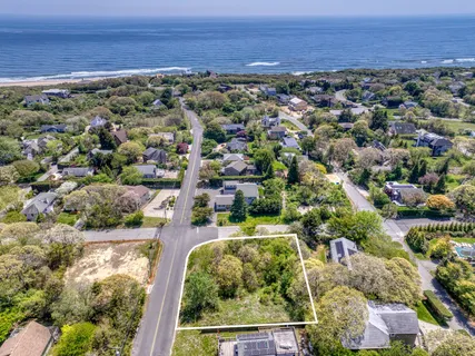 an aerial view of residential building with outdoor space