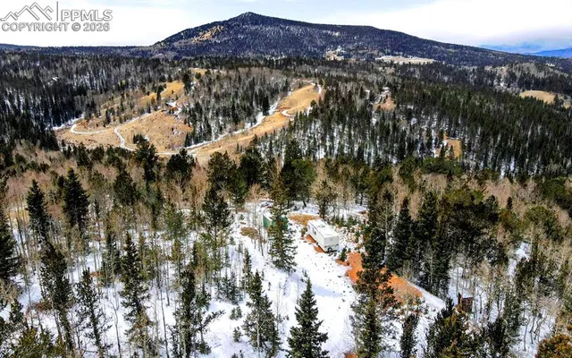 a view of lake and mountain