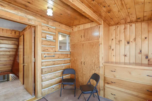 a view of storage and utility room