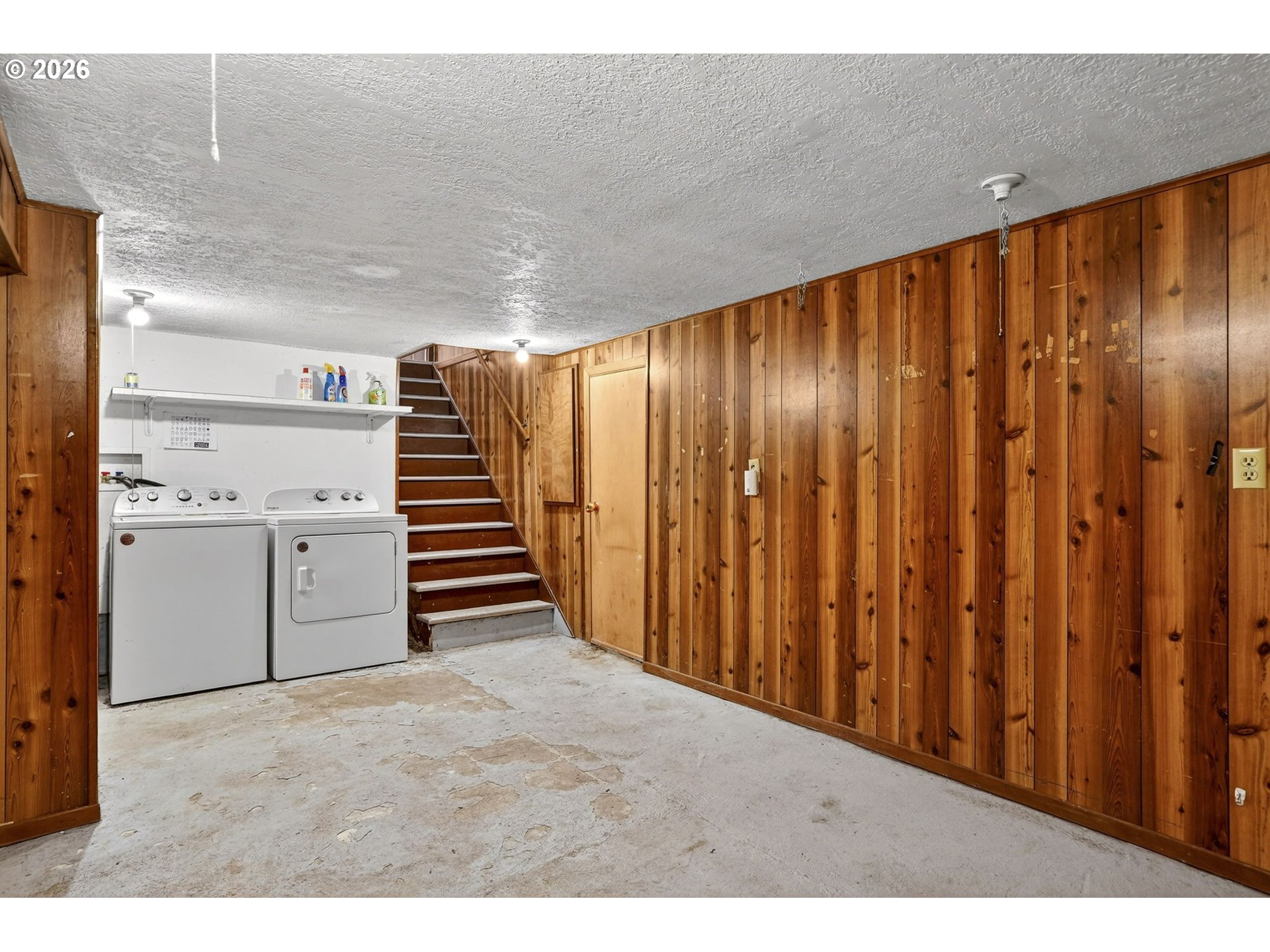 5249 Northeast 45th Place Portland, OR 97218 - Photo 38 of 48 a view of a garage with stairs