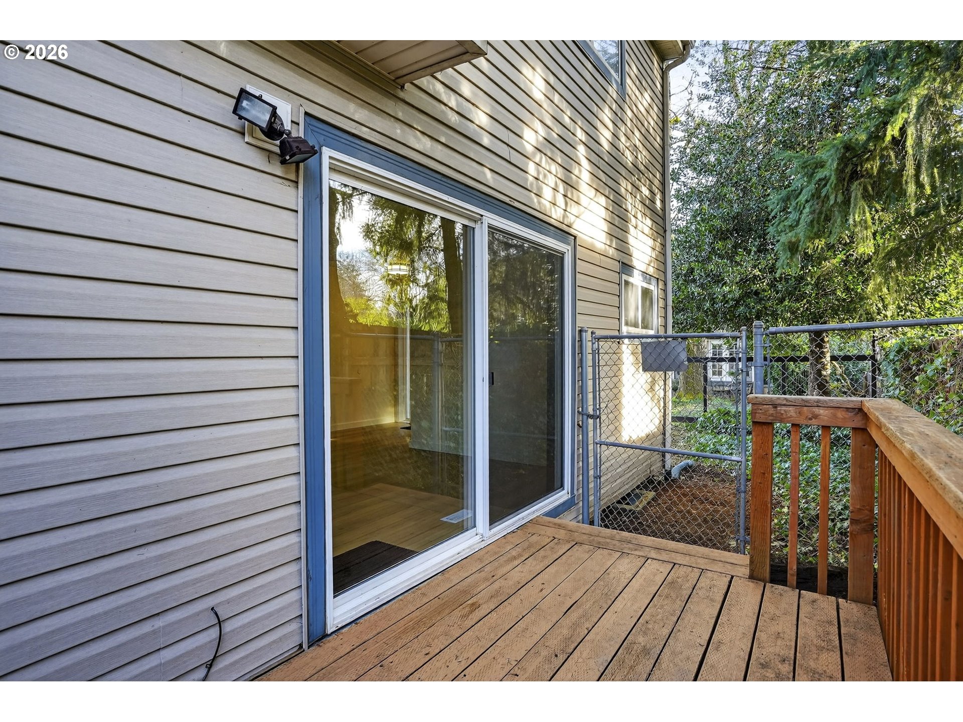 5249 Northeast 45th Place Portland, OR 97218 - Photo 39 of 48 a view of balcony with wooden floor