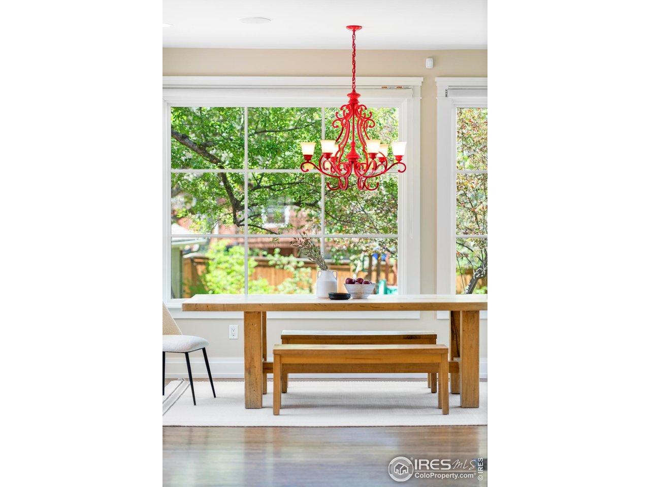 721 9th Street Boulder, CO 80302 - Photo 13 of 40 a view of a bench in a back yard