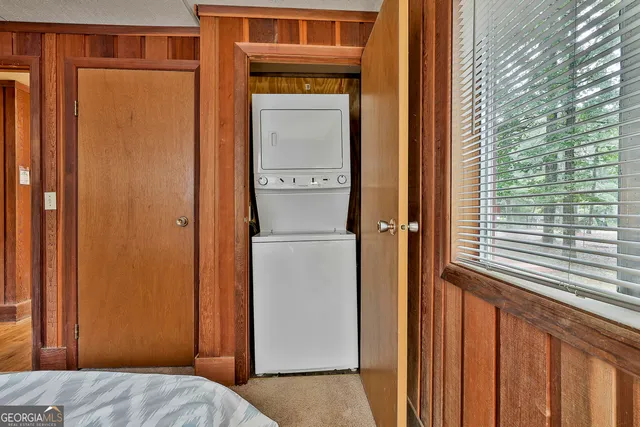 a view of bedroom with hallway