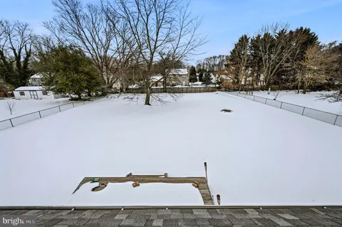 a view of roof and tree