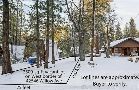 $55,000 | 0 Willow Big Bear Lake, Big Bear Lake, CA 92315