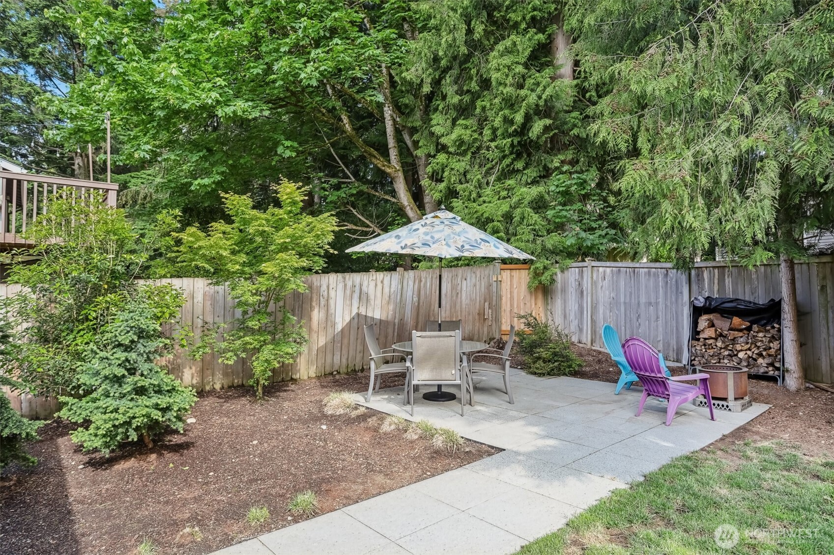 2711 164th Place Southeast Bothell, WA 98012 - Photo 23 of 26 a garden view with a seating space