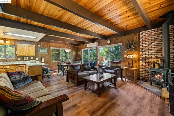 a outdoor space with lots of furniture and plants