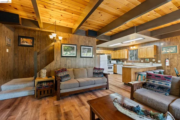 a outdoor living space with furniture