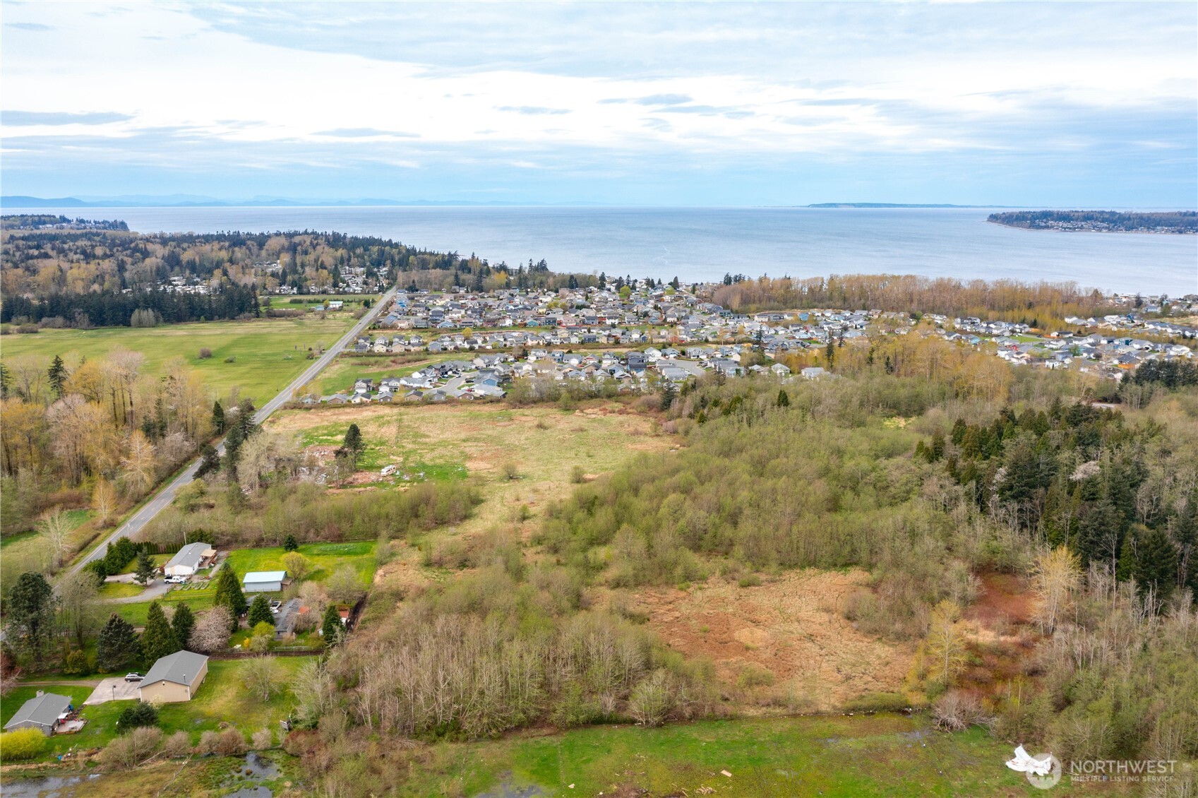 4656 Bay Road Blaine, WA 98230 - Photo 30 of 31 a view of a city with ocean view
